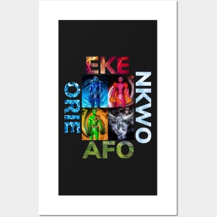 Igbo / African Spirituality : EKE ORIE AFO NKWO By SIRIUSUGOART Posters and Art